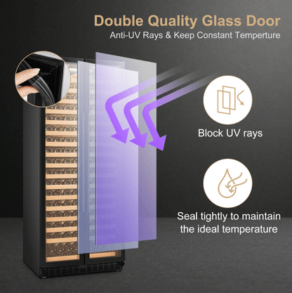 Lanbopro 257 Bottle Single Zone Wine Cooler LP328S - Lanbo - Buy at Wine Coolers Online