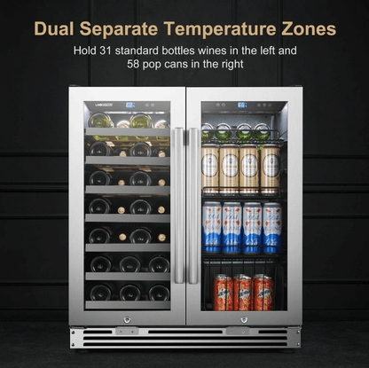 Lanbopro 30 Inch Wine and Beverage Cooler LP66B - Lanbo - Buy at Wine Coolers Online