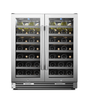 Lanbopro 52 Bottle Dual Door Wine Cooler LP66D - Lanbo - Buy at Wine Coolers Online