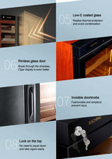 Raching Climate Controlled Cigar Humidor C150A - Raching - Buy at Wine Coolers Online