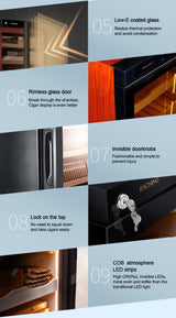 Raching Climate Controlled Cigar Humidor C330A - Raching - Buy at Wine Coolers Online