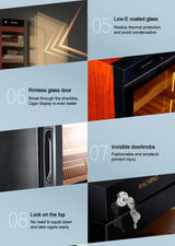 Raching Climate Controlled Cigar Humidor C380A - Raching - Buy at Wine Coolers Online