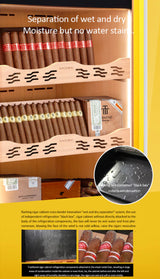 Raching COH300A Premium Oak Cigar Humidor Cabinet | 1100+ Cigars - Raching - Buy at Wine Coolers Online