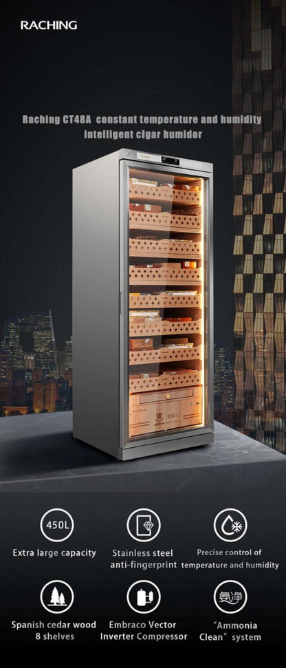 Raching CT48A - Electric Climate Control Cabinet Humidor (4000) Cigars - Raching - Buy at Wine Coolers Online