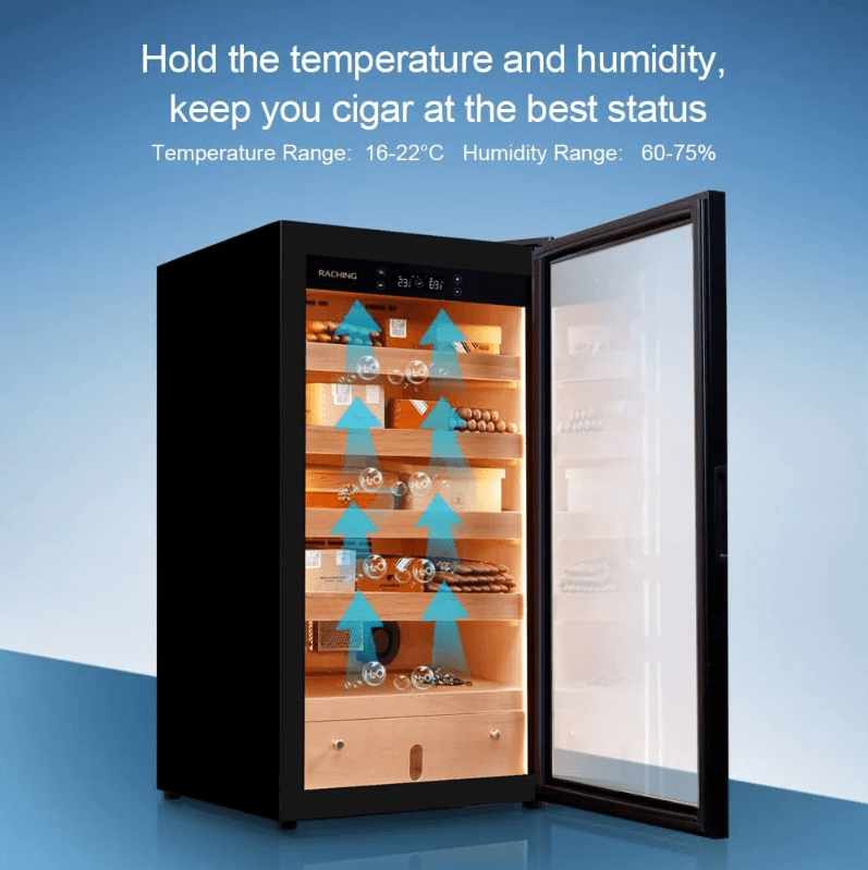 Raching MA50 Electric Humidor Cabinet | 500 Cigars - Raching - Buy at Wine Coolers Online