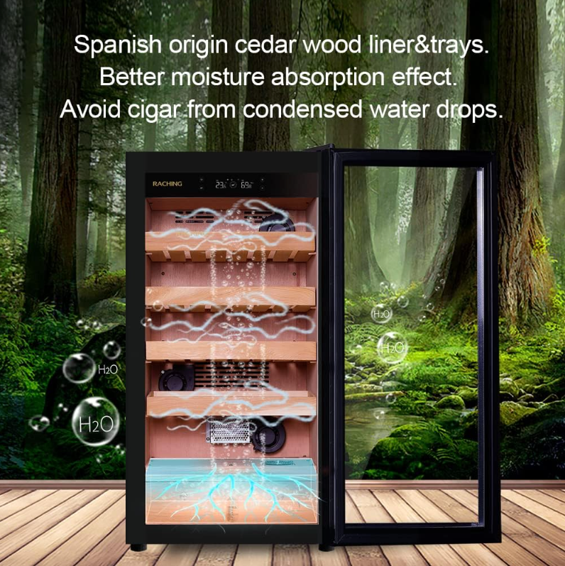 Raching MA50 Electric Humidor Cabinet | 500 Cigars - Raching - Buy at Wine Coolers Online