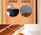 Raching MON1800 Precision Climate Controlled Cigar Humidor Cabinet - Raching - Buy at Wine Coolers Online