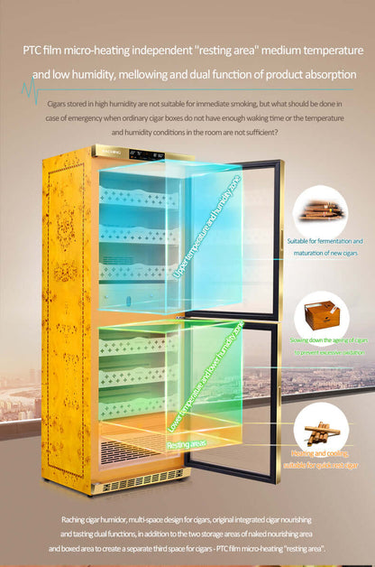 Raching MON3800B Precision Climate Controlled Cigar Humidor Cabinet - Raching - Buy at Wine Coolers Online