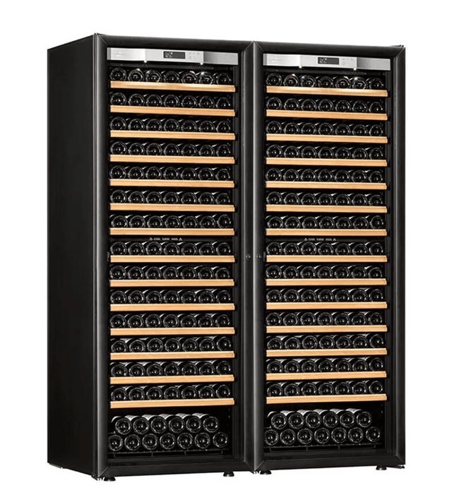 Transtherm Double Ermitage Glass Black Dual Temp 364 Bottle - Transtherm - Buy at Wine Coolers Online