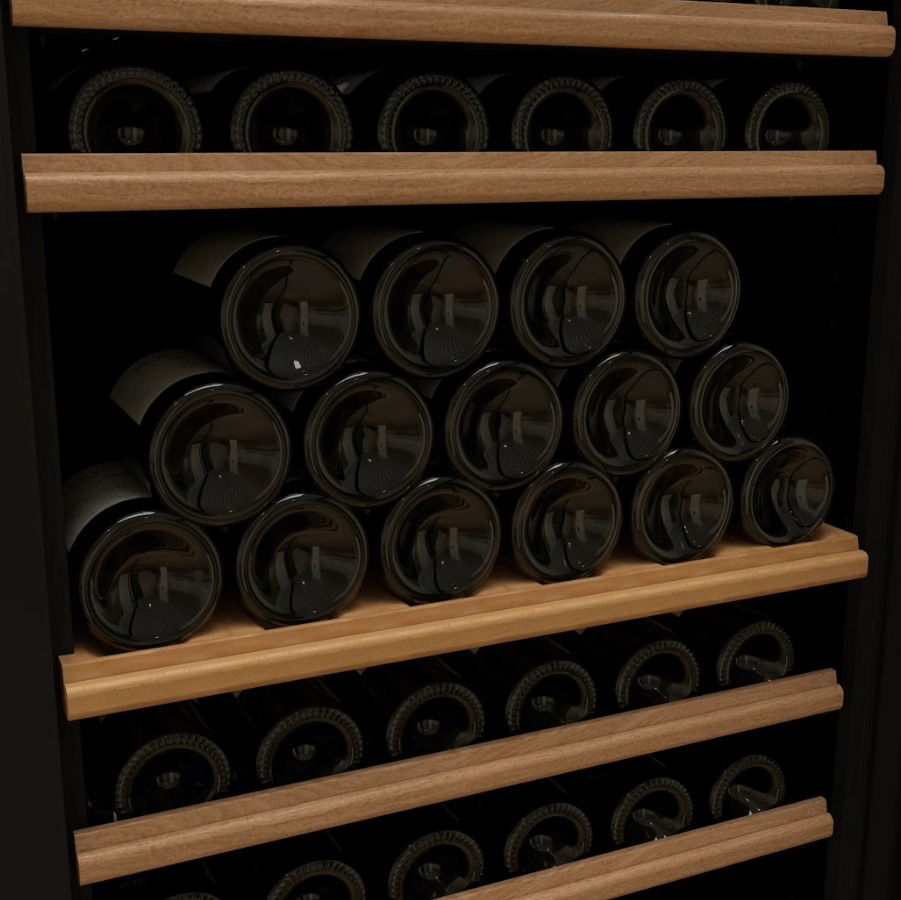 Transtherm Ermitage Glass Black Single Zone 182 Bottle Wine Cooler - Transtherm - Buy at Wine Coolers Online