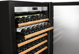 Transtherm Ermitage Glass Black Single Zone 182 Bottle Wine Cooler - Transtherm - Buy at Wine Coolers Online