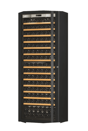 Transtherm Ermitage Glass Black Single Zone 182 Bottle Wine Cooler - Transtherm - Buy at Wine Coolers Online