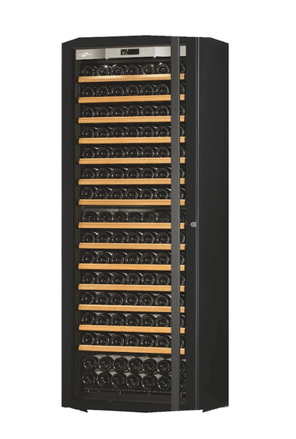 Transtherm Ermitage Glass Black Single Zone 182 Bottle Wine Cooler - Transtherm - Buy at Wine Coolers Online