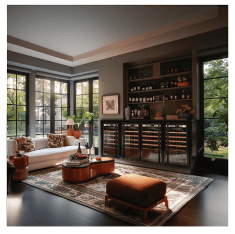 Transtherm Prestige Double Loft 144 Bottle Vintage Wine Cabinet in Black - Transtherm - Buy at Wine Coolers Online