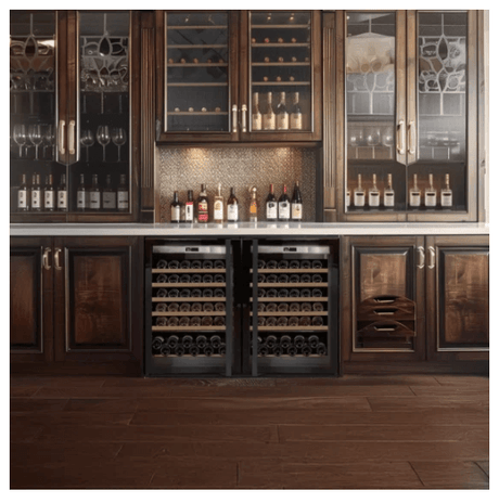 Transtherm Prestige Double Loft 144 Bottle Vintage Wine Cabinet in Black - Transtherm - Buy at Wine Coolers Online