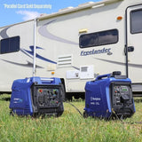 4,000-Watt Gas Powered Portable Inverter Generator with Recoil Start, LED Data Center