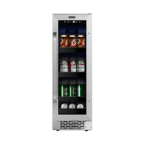 Whynter 12″ Built - In 75 Can Under - Counter Stainless Steel Beverage Refrigerator/Cooler BBR638 - SB - Whynter - Buy at Wine Coolers Online