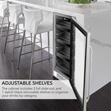 Whynter 12″ Built - In 75 Can Under - Counter Stainless Steel Beverage Refrigerator/Cooler BBR638 - SB - Whynter - Buy at Wine Coolers Online