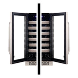 Whynter 15″ 33 Bottle Seamless Stainless Steel Door Single Zone Built - in Wine Refrigerator/Cooler BWR - 331SL - Whynter - Buy at Wine Coolers Online