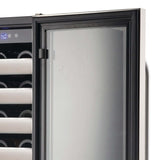 Whynter 15″ 33 Bottle Seamless Stainless Steel Door Single Zone Built - in Wine Refrigerator/Cooler BWR - 331SL - Whynter - Buy at Wine Coolers Online