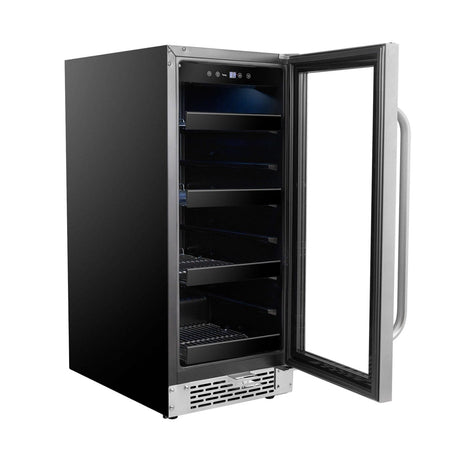 Whynter 15″ Built - In 112 Can Under - counter Stainless Steel Beverage Refrigerator/Cooler BBR838 - SB - Whynter - Buy at Wine Coolers Online