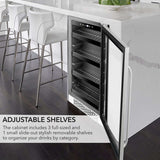 Whynter 15″ Built - In 112 Can Under - counter Stainless Steel Beverage Refrigerator/Cooler BBR838 - SB - Whynter - Buy at Wine Coolers Online