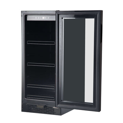 Whynter 15″ Built - in Black Glass 100 - can capacity 3.0 cu ft. Beverage Refrigerator/Cooler BBR - 801BG - Whynter - Buy at Wine Coolers Online