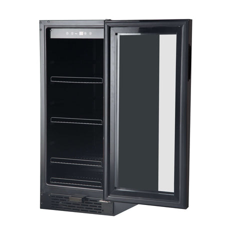 Whynter 15″ Built - in Black Glass 100 - can capacity 3.0 cu ft. Beverage Refrigerator/Cooler BBR - 801BG - Whynter - Buy at Wine Coolers Online