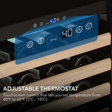 Whynter 166 Bottle Built - in Stainless Steel Wine Refrigerator/Cooler BWR - 1662SD - Whynter - Buy at Wine Coolers Online
