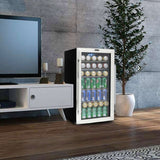 Whynter 17″ 120 Can Freestanding Beverage Refrigerator Cooler Stainless Steel - Whynter - Buy at Wine Coolers Online