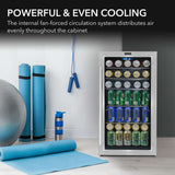 Whynter 17″ 120 Can Freestanding Beverage Refrigerator Cooler Stainless Steel - Whynter - Buy at Wine Coolers Online