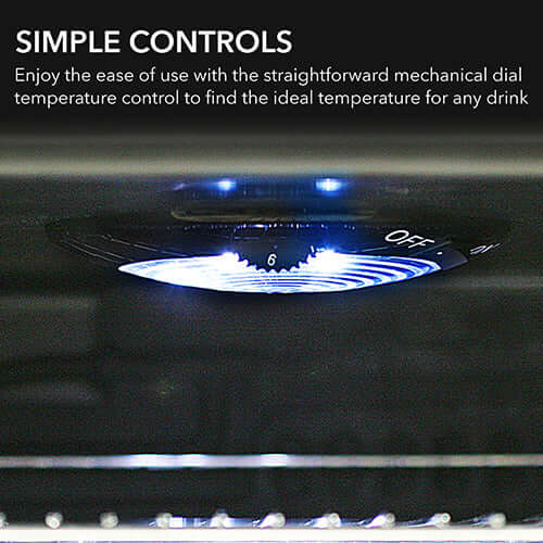 Whynter 17″ 120 Can Freestanding Beverage Refrigerator Cooler Stainless Steel - Whynter - Buy at Wine Coolers Online