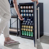 Whynter 17″ 120 Can Freestanding Beverage Refrigerator Cooler Stainless Steel - Whynter - Buy at Wine Coolers Online