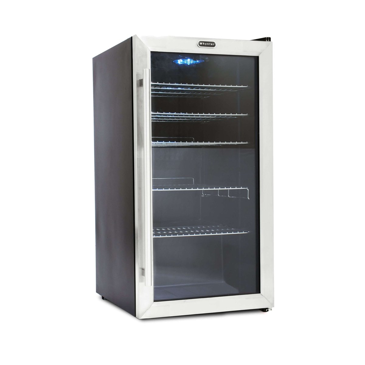 Whynter 17″ 120 Can Freestanding Beverage Refrigerator Cooler Stainless Steel - Whynter - Buy at Wine Coolers Online