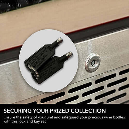 Whynter 24″ 100 Bottle Large Capacity Built - in Stainless Steel Wine Cooler BWR - 1002SD - Whynter - Buy at Wine Coolers Online