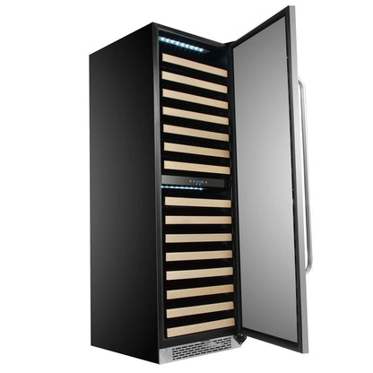 Whynter 24″ 166 Bottle Large Capacity Built - in Stainless Steel Wine Cooler/Refrigerator BWR - 1642DZ - Whynter - Buy at Wine Coolers Online