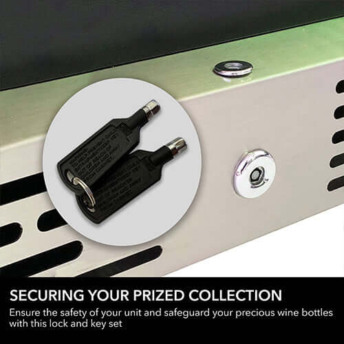 Whynter 24" 54 Bottle Stainless Steel Built - in Whynter Elite Spectrum LightShow Refrigerator/Cooler BWR - 545XS - Whynter - Buy at Wine Coolers Online