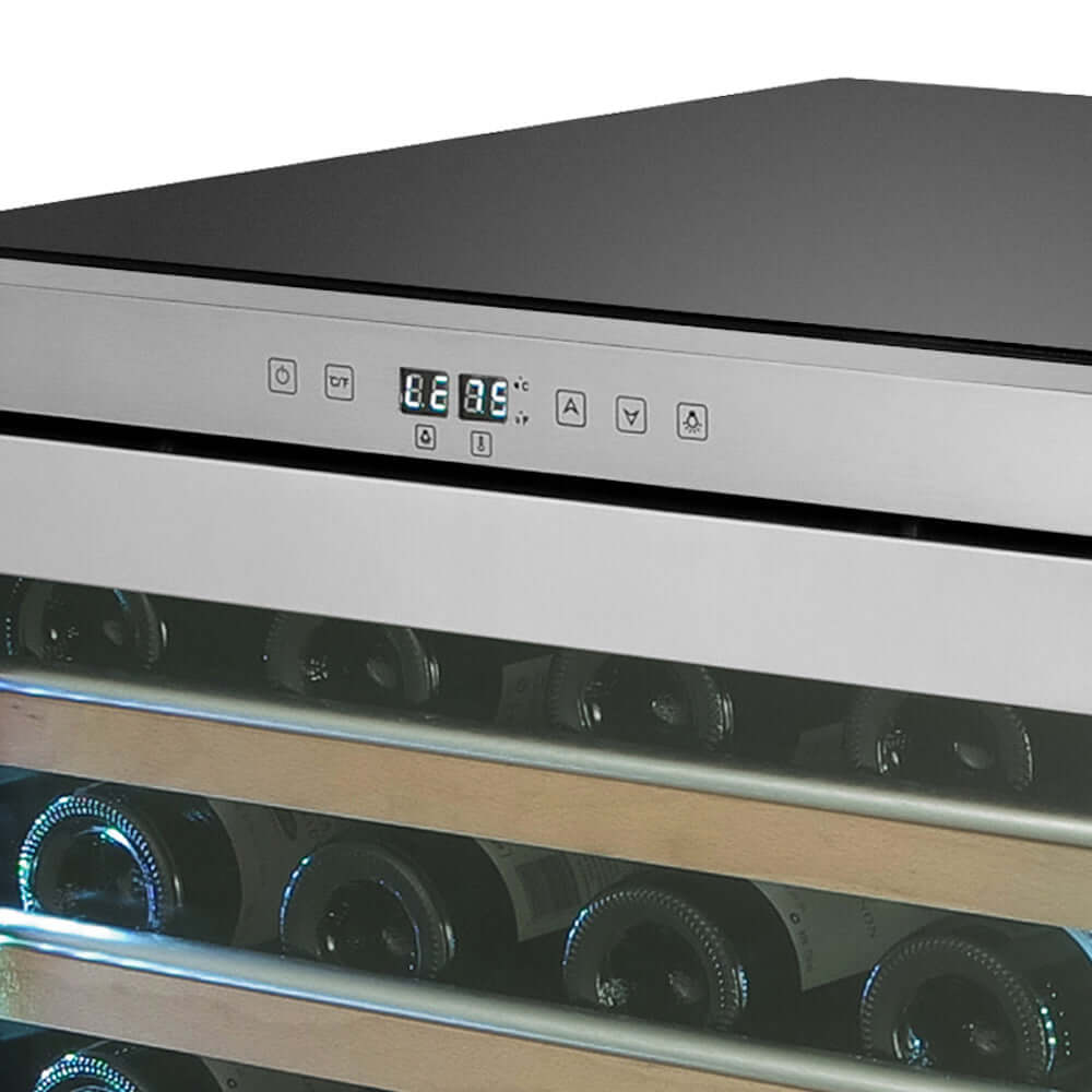 Whynter 24" 54 Bottle Stainless Steel Built - in Whynter Elite Spectrum LightShow Refrigerator/Cooler BWR - 545XS - Whynter - Buy at Wine Coolers Online