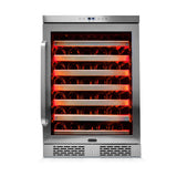 Whynter 24" 54 Bottle Stainless Steel Built - in Whynter Elite Spectrum LightShow Refrigerator/Cooler BWR - 545XS - Whynter - Buy at Wine Coolers Online