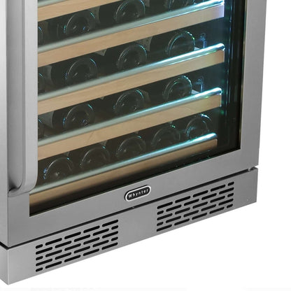 Whynter 24" 54 Bottle Stainless Steel Built - in Whynter Elite Spectrum LightShow Refrigerator/Cooler BWR - 545XS - Whynter - Buy at Wine Coolers Online