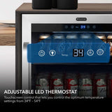 Whynter 24″ Built - In 182 Can Under - Counter Stainless Steel Beverage Refrigerator/Cooler BBR - 148SB - Whynter - Buy at Wine Coolers Online