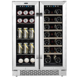 Whynter 24″ Built - In French Door Dual Zone Wine & Beverage Combo Refrigerator/Cooler BWB - 2060FDS - Whynter - Buy at Wine Coolers Online
