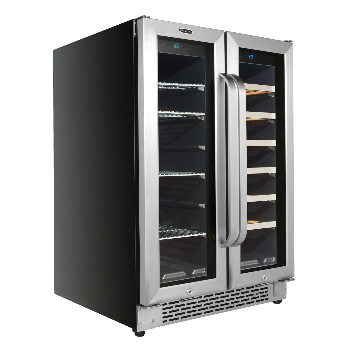 Whynter 24″ Built - In French Door Dual Zone Wine & Beverage Combo Refrigerator/Cooler BWB - 2060FDS - Whynter - Buy at Wine Coolers Online