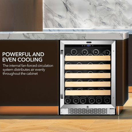 Whynter 24″ Built - In Stainless Steel 54 Bottle Wine Refrigerator Cooler BWR - 541STS - Whynter - Buy at Wine Coolers Online