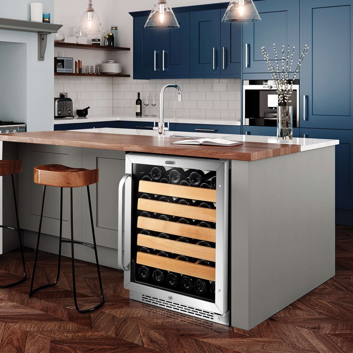 Whynter 24″ Built - In Stainless Steel 54 Bottle Wine Refrigerator Cooler BWR - 541STS - Whynter - Buy at Wine Coolers Online