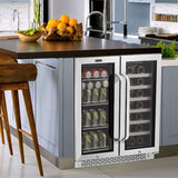 Whynter 30″ Built - In French Door Dual Zone Wine & Beverage Refrigerator/Cooler BWB - 3388FDS - Whynter - Buy at Wine Coolers Online