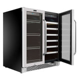 Whynter 30″ Built - In French Door Dual Zone Wine & Beverage Refrigerator/Cooler BWB - 3388FDS - Whynter - Buy at Wine Coolers Online
