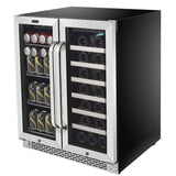Whynter 30″ Built - In French Door Dual Zone Wine & Beverage Refrigerator/Cooler BWB - 3388FDS - Whynter - Buy at Wine Coolers Online