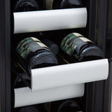 Whynter 40 Bottle Seamless Stainless Steel Door Dual Zone Built - in Wine Refrigerator/Cooler BWR - 401DS - Whynter - Buy at Wine Coolers Online