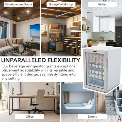 Whynter BR - 091WS 17″ 90 Can Freestanding Stainless Beverage Refrigerator/Cooler - Whynter - Buy at Wine Coolers Online